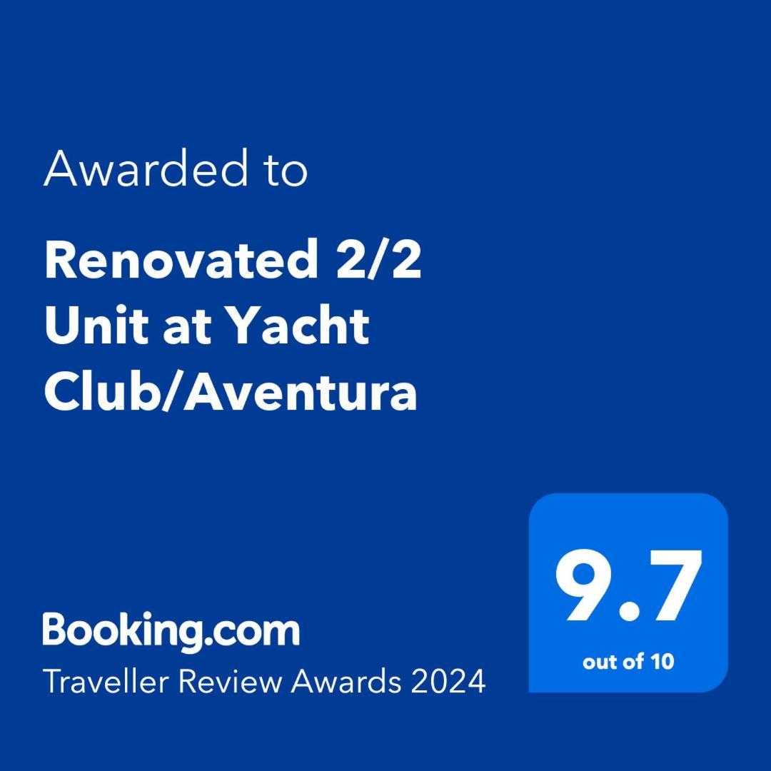 Renovated 2/2 Unit At Yacht Club/Aventura Apartment Екстериор снимка